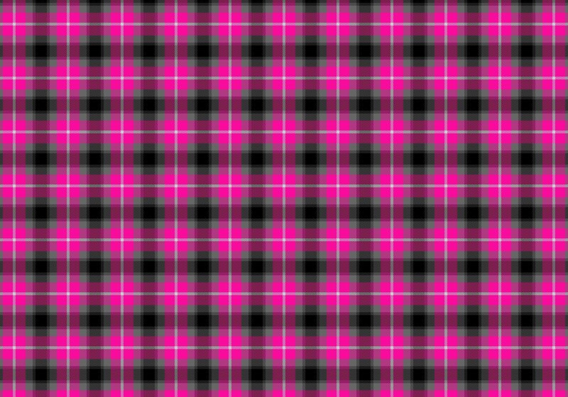 pink and black plaid pattern