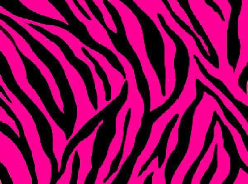 Pink and Black Zebra Print