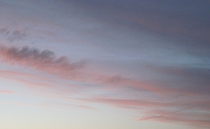 Pink and Blue Clouds