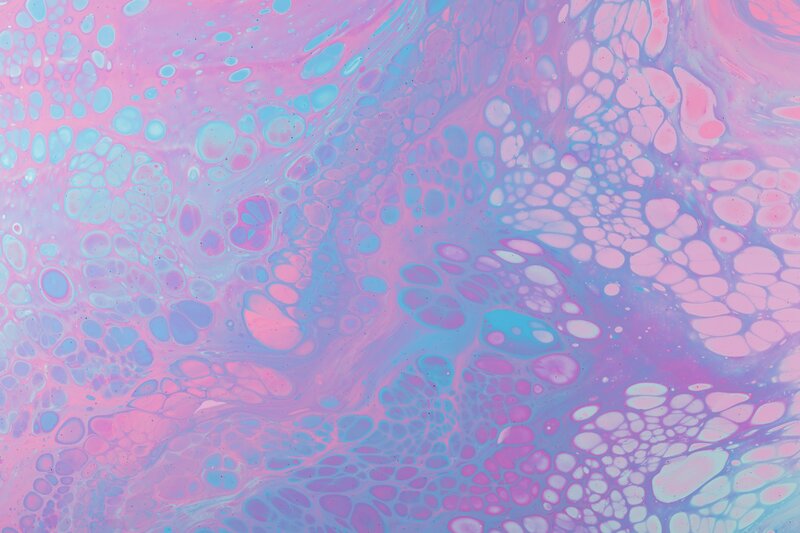 Pink and Blue Fluid Patterns
