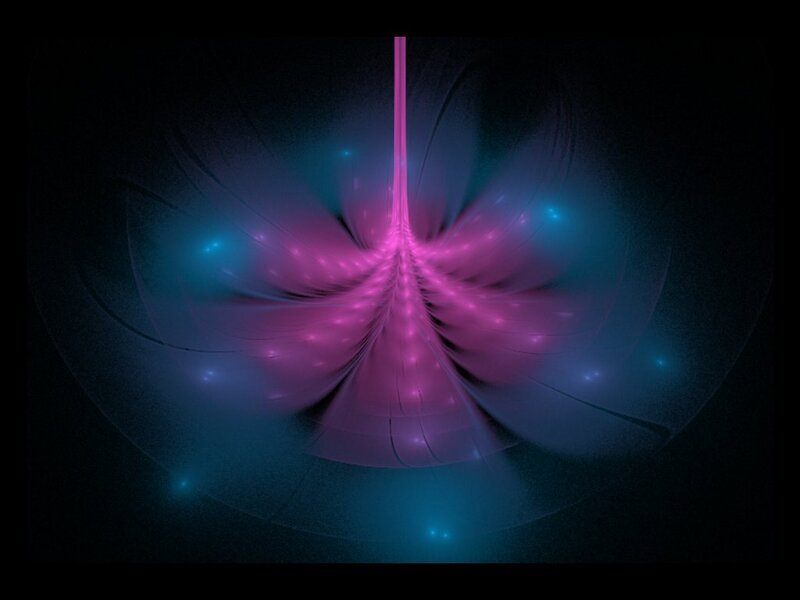 Pink and Blue Fractal