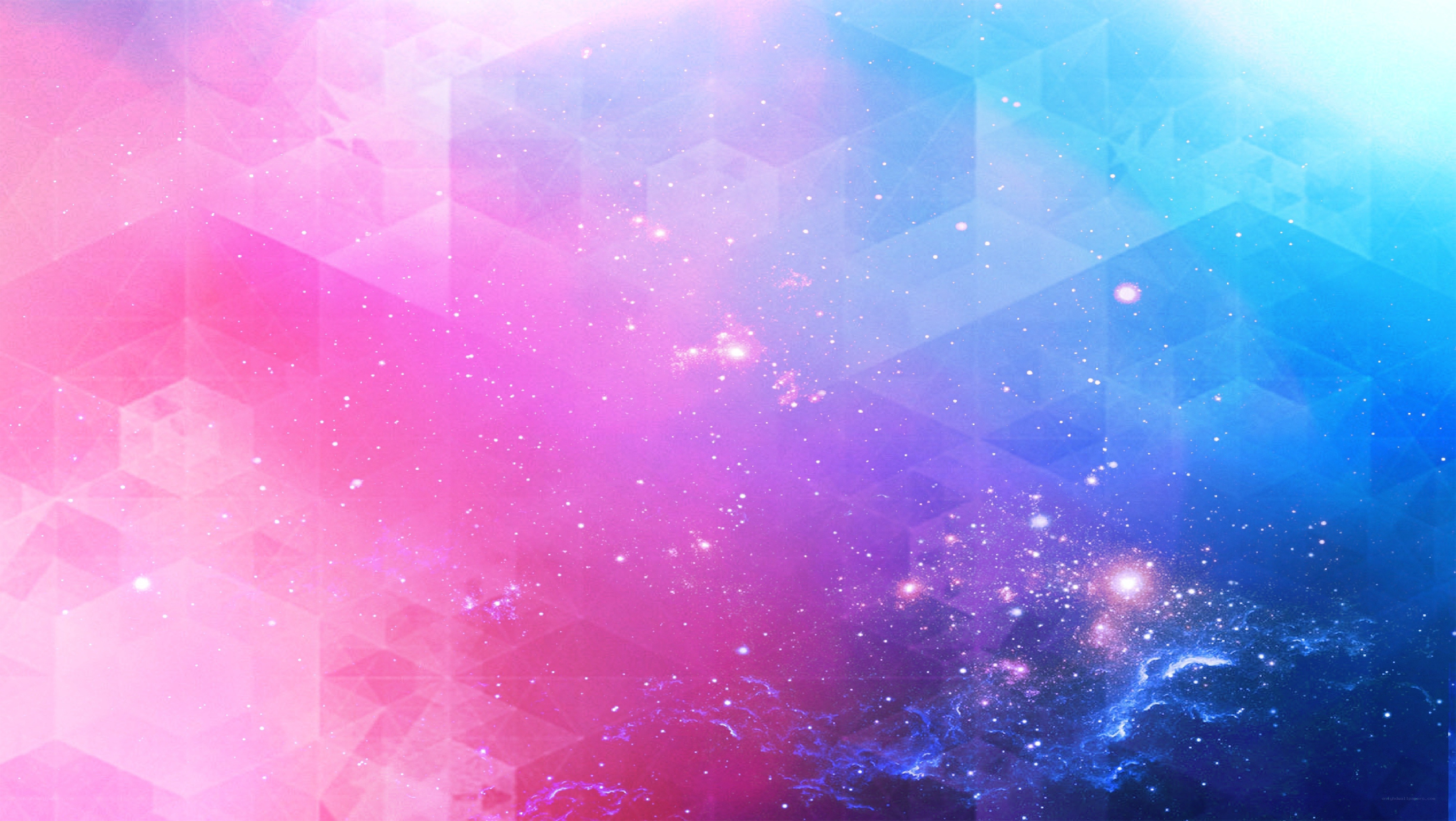 pink and blue galaxy background