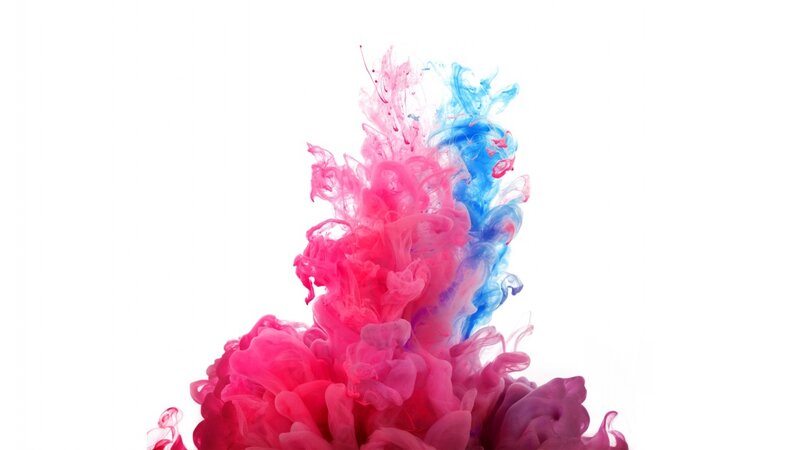Pink and Blue Ink Clouds — Dynamic