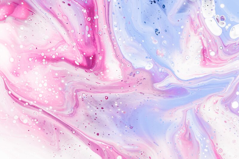 Pink and Blue Liquid Swirls — Calm