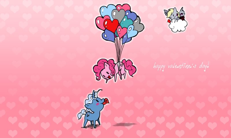Pink and Blue Ponies — Cheerful