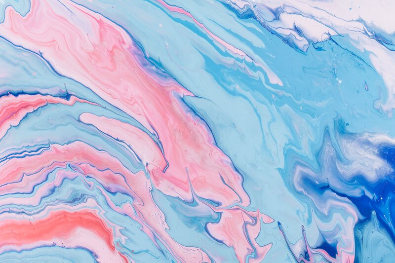 Pink and Blue Swirls — Calm