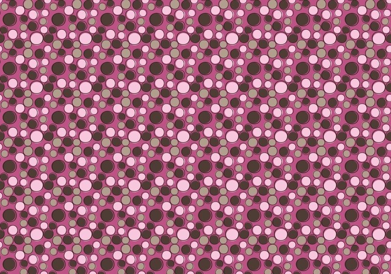 pink and brown polka dot pattern