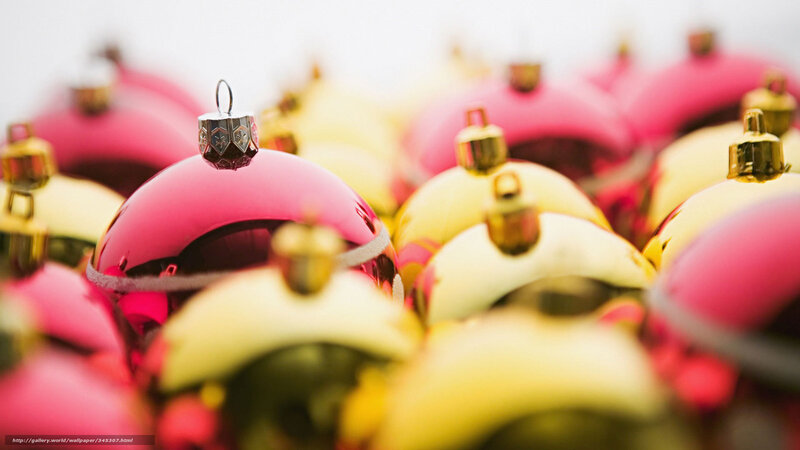 Pink and Gold Ornaments