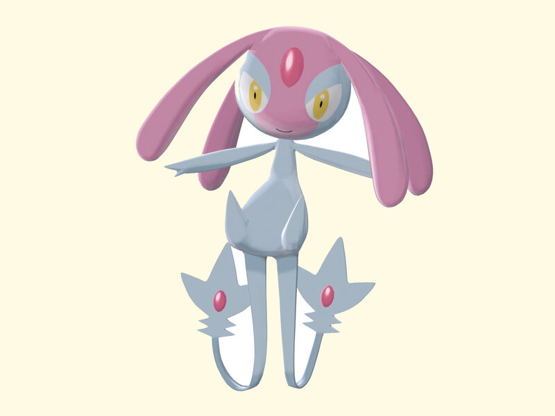 Pink and Gray Rabbit-like Creature