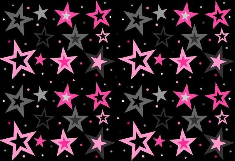 Pink and Gray Stars