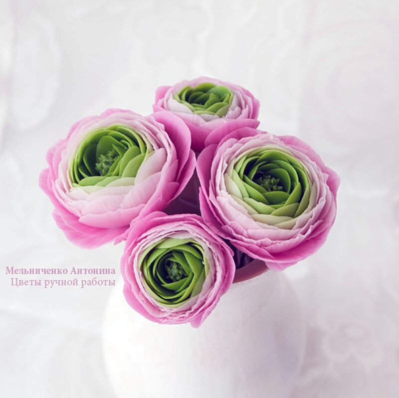 Pink and Green Flowers — Serene, Photograph