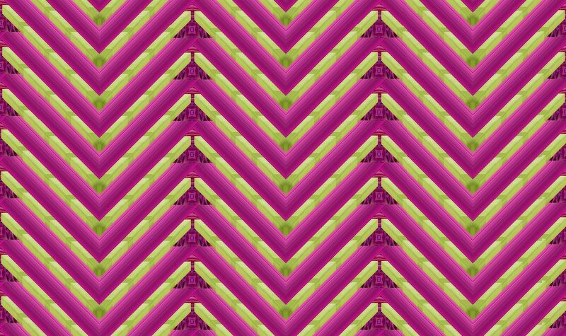 pink and green zigzag pattern