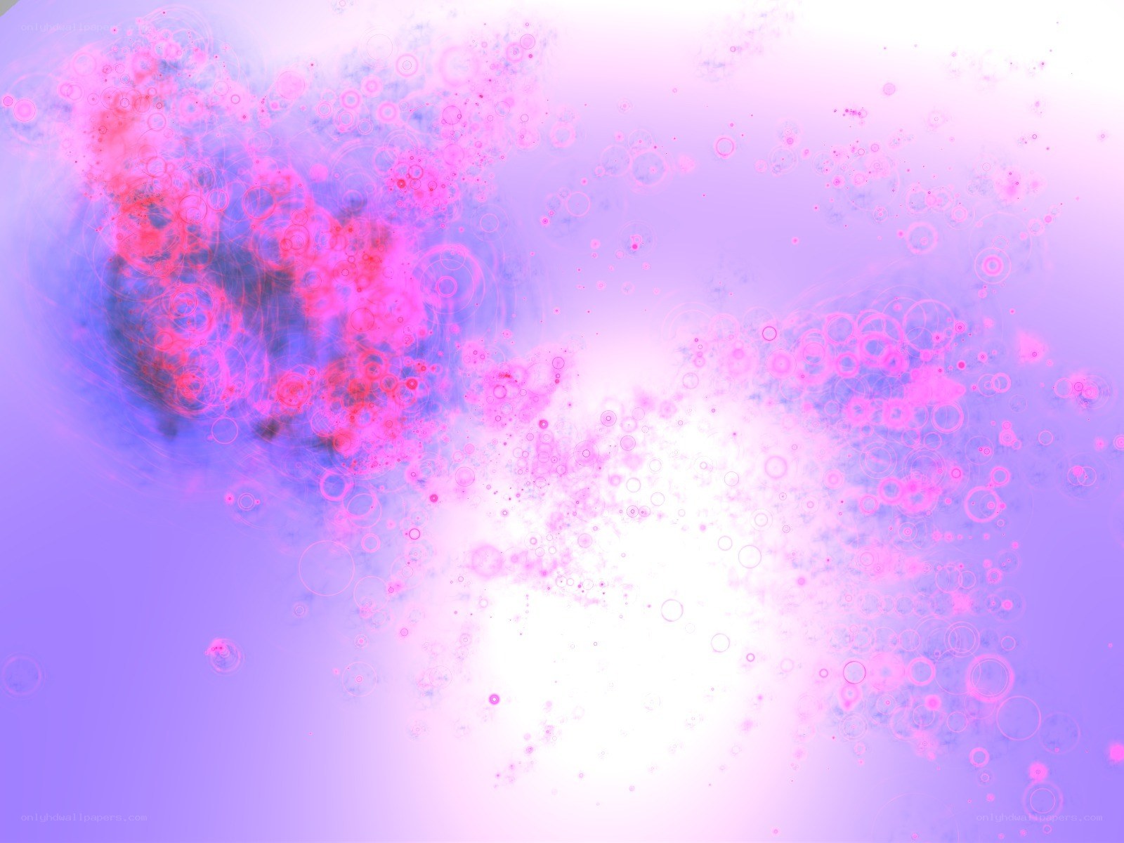 pink and purple abstract circles