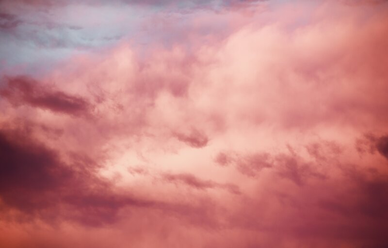 pink and purple clouds