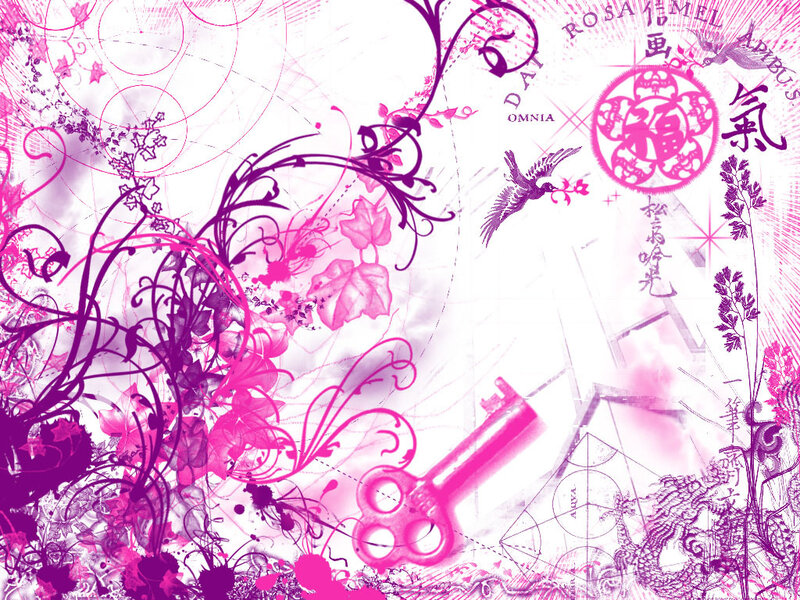 Pink and Purple Floral Design