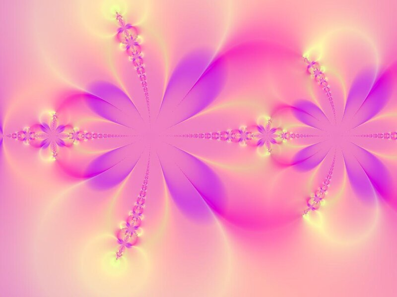 Pink and Purple Fractal Pattern — Dreamy