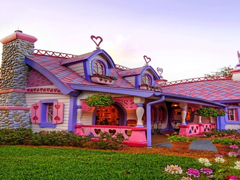 Pink and Purple House — Whimsical