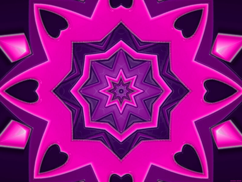 pink and purple mandala