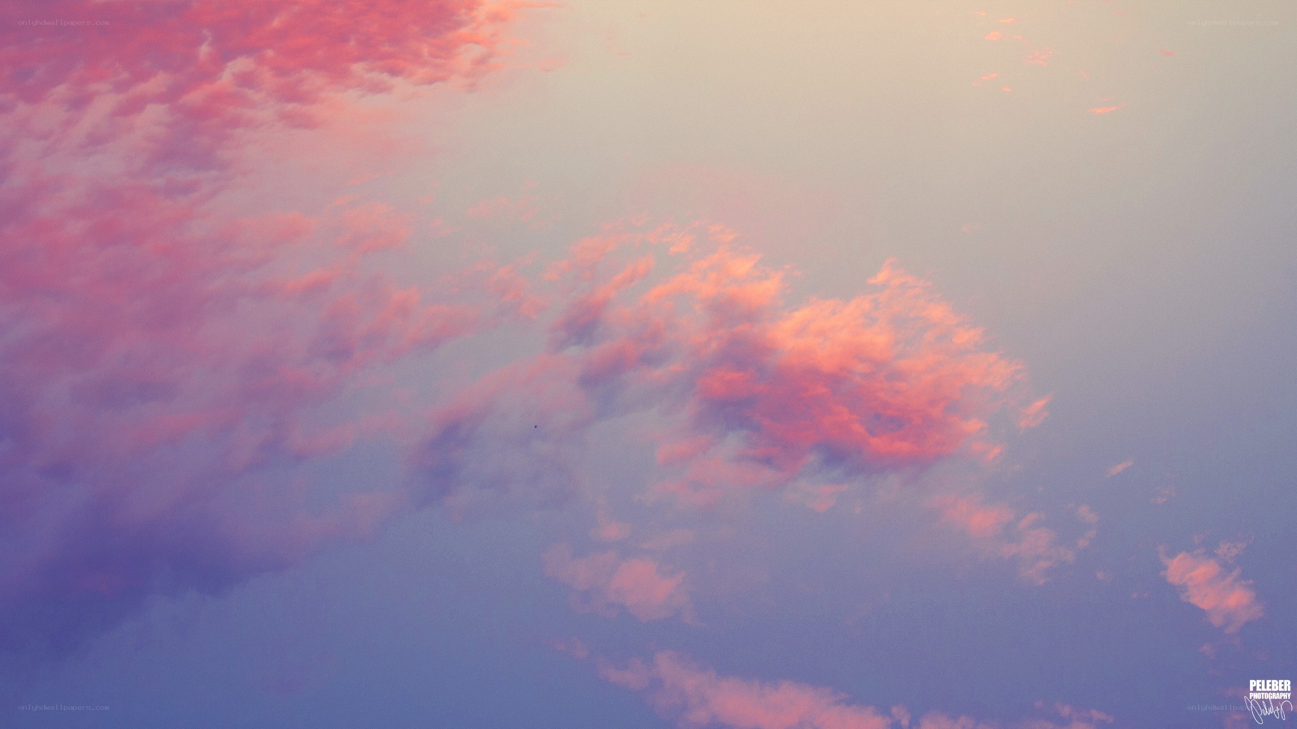 pink and purple sunset clouds