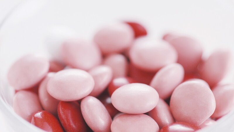 Pink and Red Candies