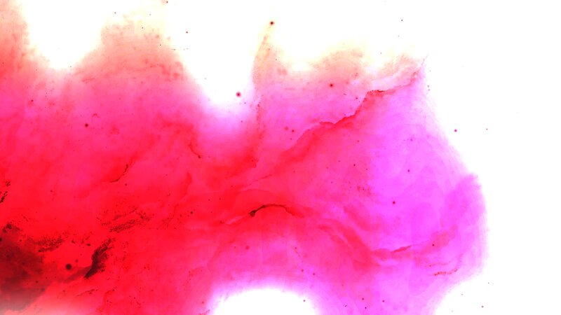 Pink and Red Ink Blot