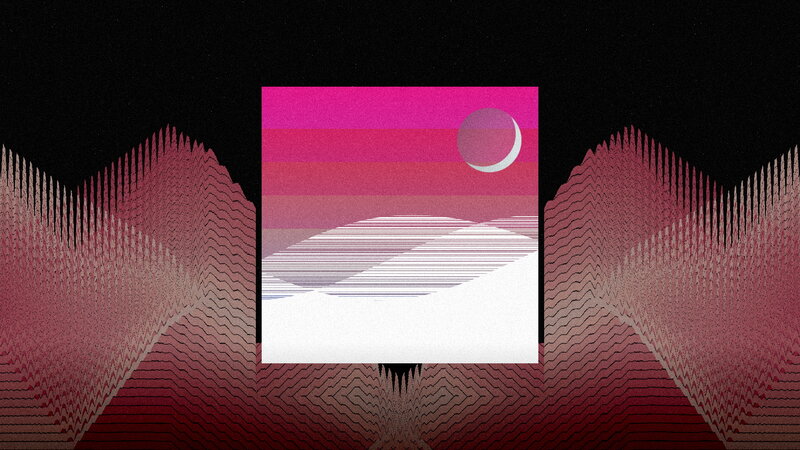 Pink and Red Landscape