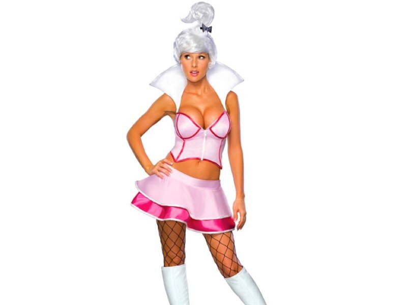 pink and white costume outfit