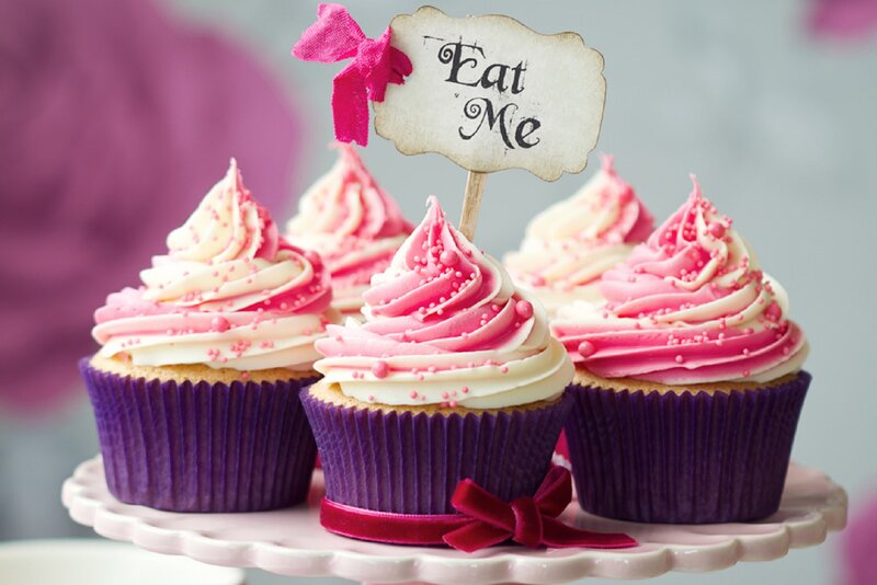 Pink and White Cupcakes — Whimsical