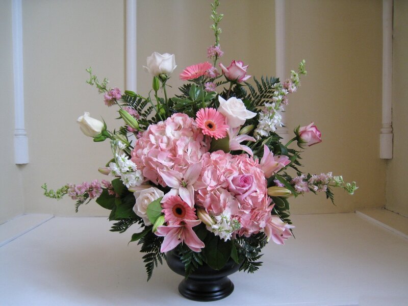 Pink and White Flower Arrangement — Calm