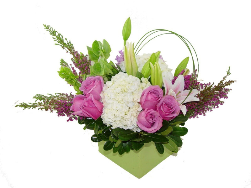 Pink and White Flower Arrangement — Elegant