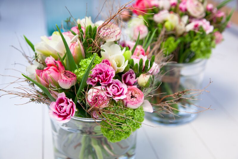 Pink and White Flower Bouquet — Calm, Spring