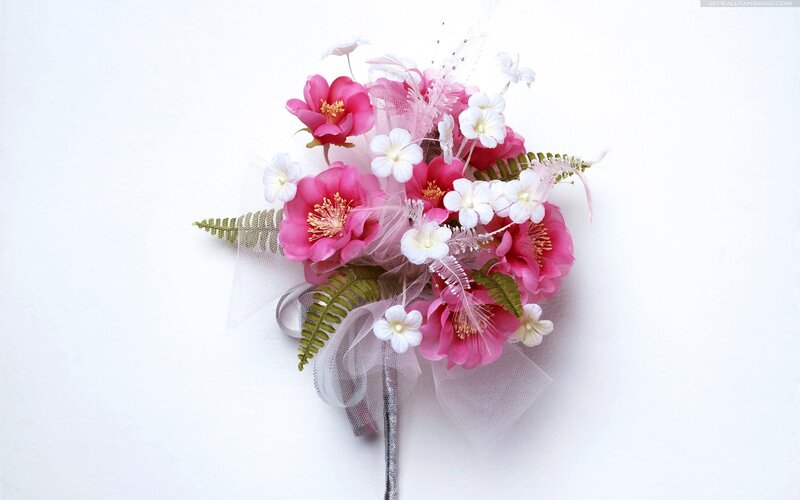 Pink and White Flower Bouquet — Calm