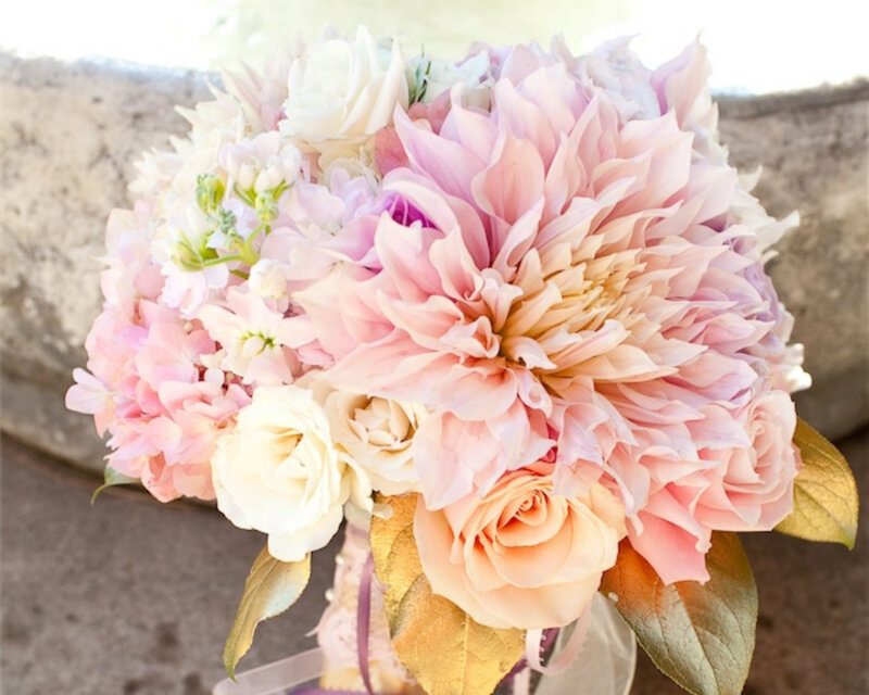 Pink and White Flower Bouquet — Serene, Afternoon, Photograph