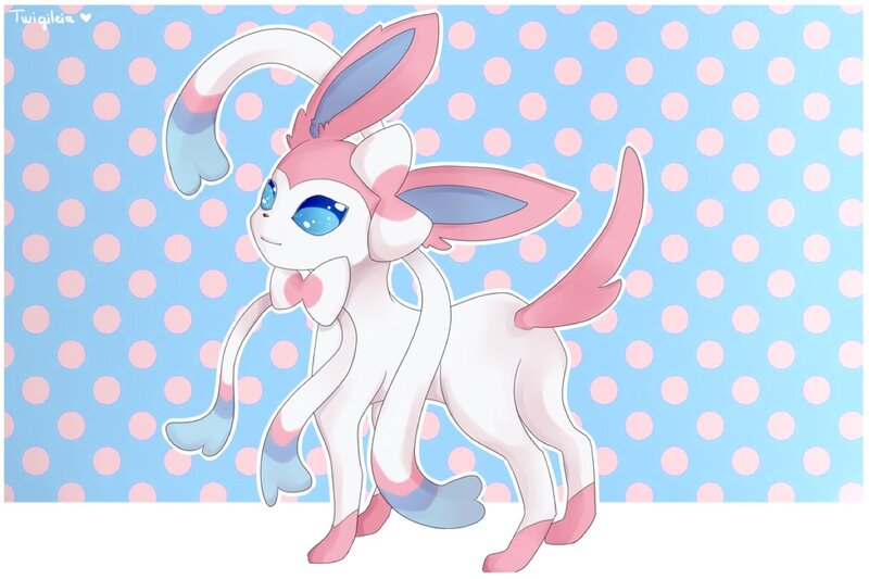 Pink and White Fox-like Creature