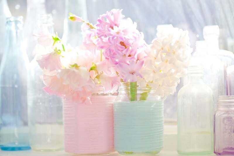 Pink and White Hyacinths — Serene