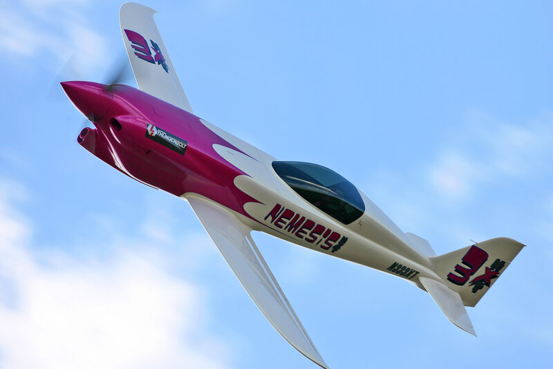 Pink and White Model Airplane