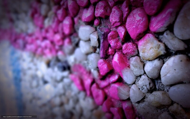 Pink and White Pebbles — Textured