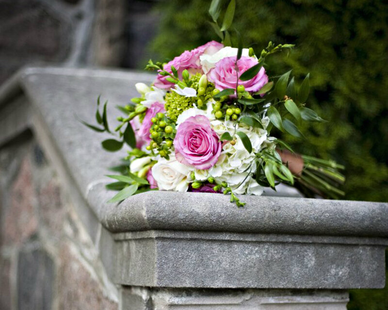 Pink and White Rose Bouquet — Serene