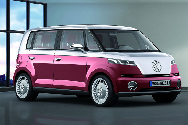 Pink and White Van — Modern