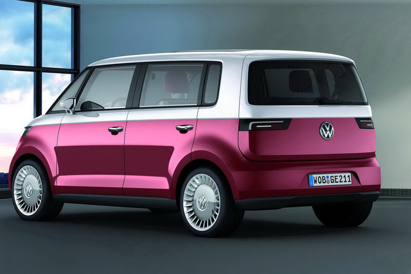 Pink and White Van