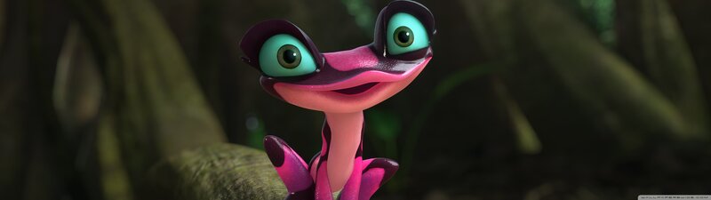 Pink Animated Frog