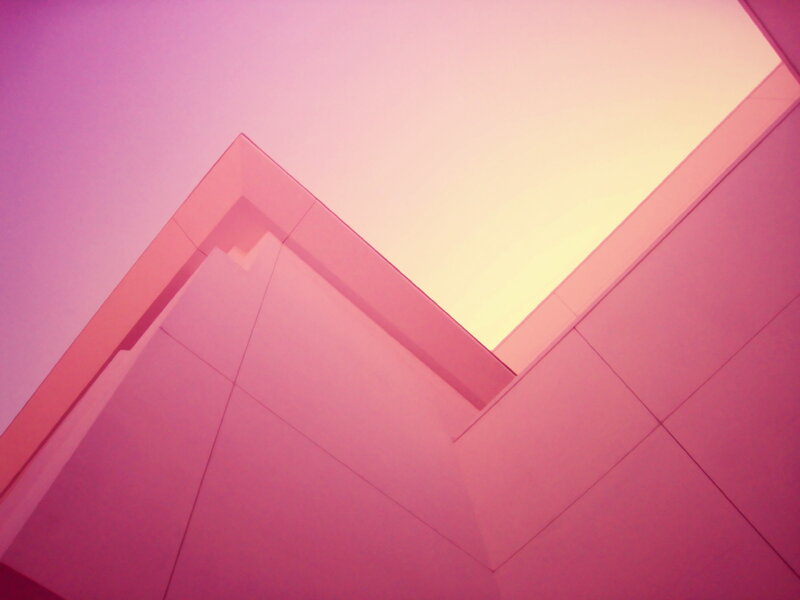 Pink architectural abstract