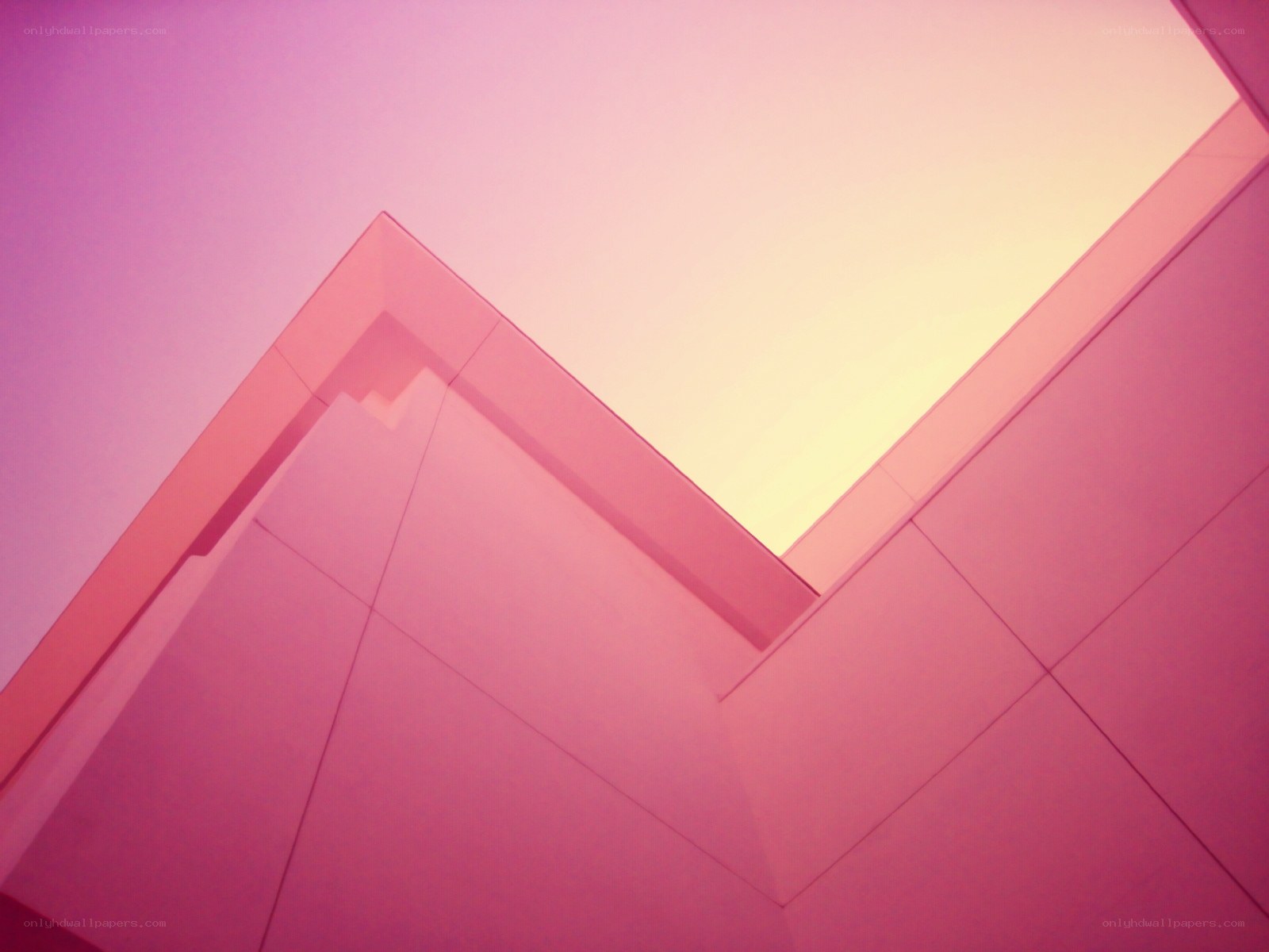 Pink architectural abstract