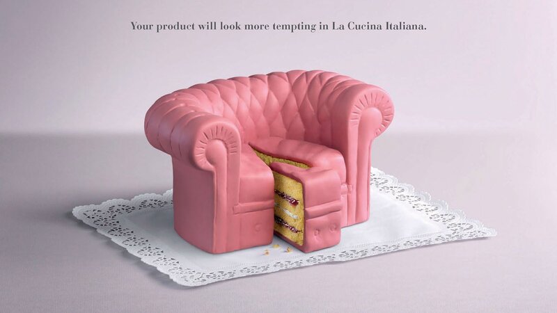 Pink Armchair Cake — Playful