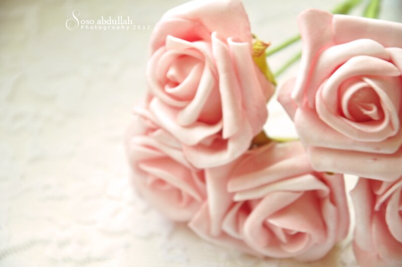 Pink Artificial Roses — Serene