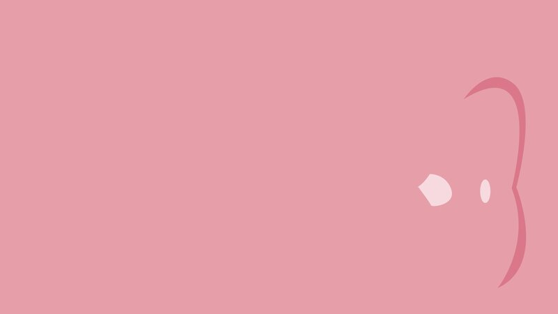 pink background with abstract shape