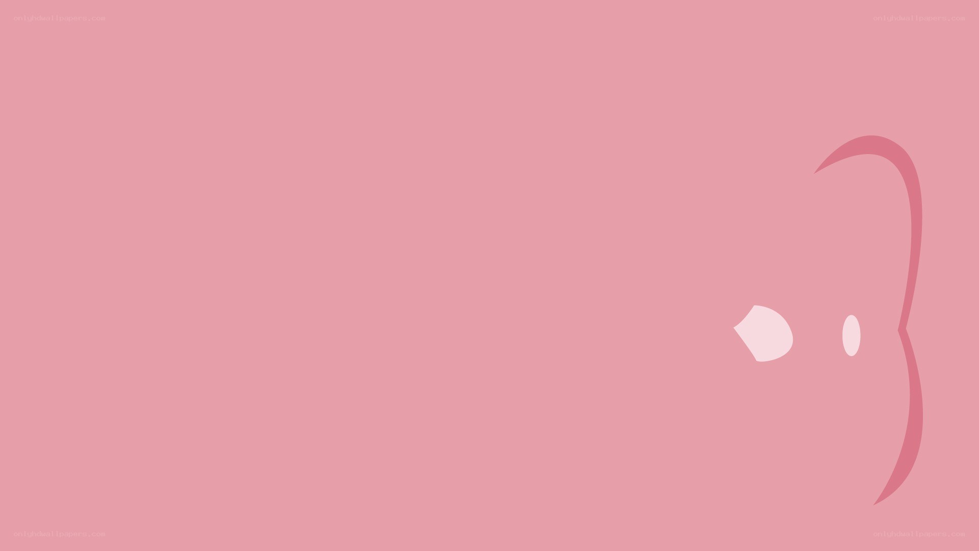 pink background with abstract shape