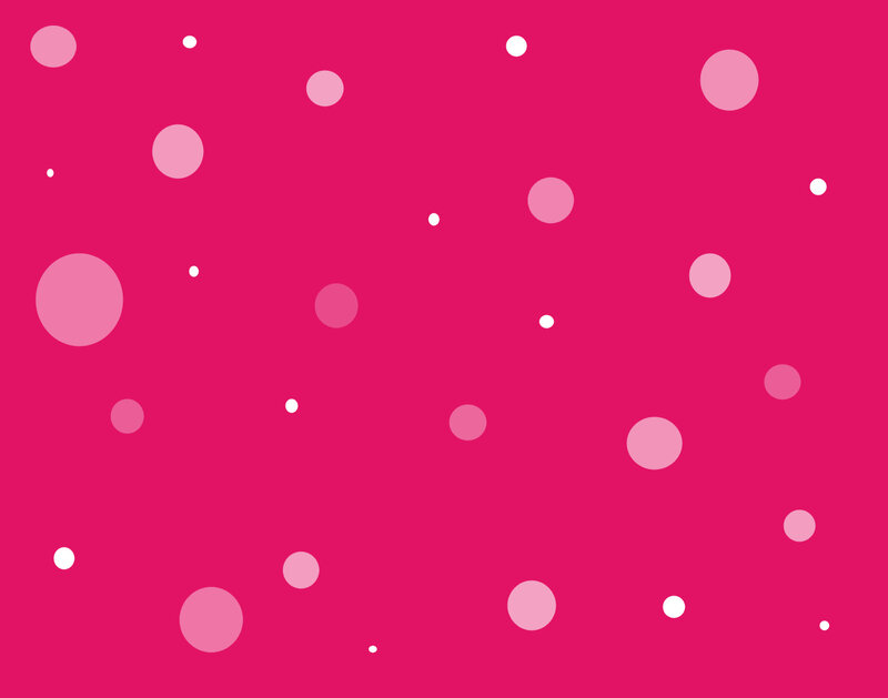 pink background with circles