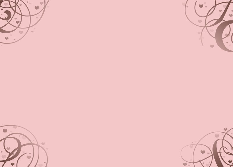 Pink Background with Hearts — Romantic