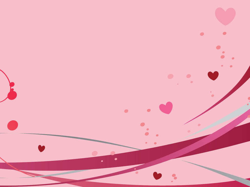 Pink Background with Hearts